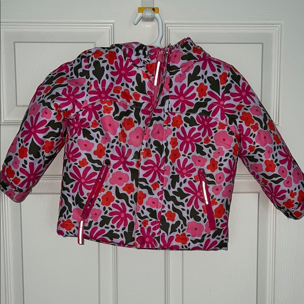 Cat and Jack 2 in 1 Floral Pink Toddler Jacket